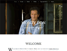 Tablet Screenshot of montydon.com